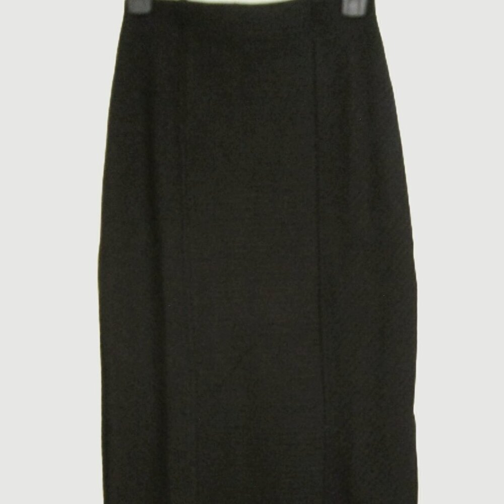 NWT BAND OF THE FREE B.O.G Midi Pencil Skirt Black Ribbed Elastic Waist-Small